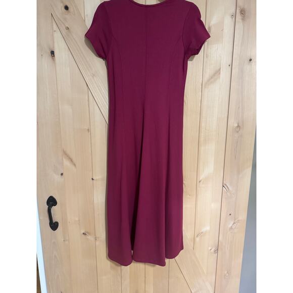 Hatch | NWT The Virginia Seamed Maternity Dress in Berry | Size 1 - Picture 8 of 14